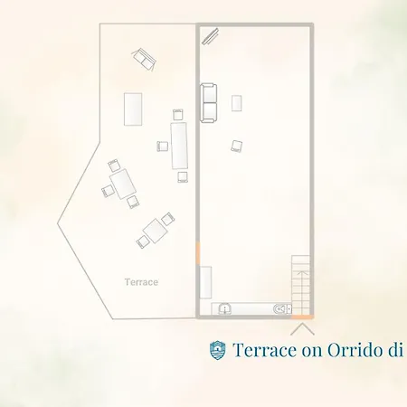 Terrace On Orrido Di Waterfall By Rent Apartmán